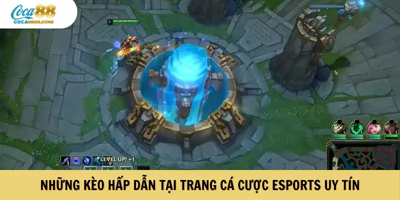 Những kèo hấp dẫn tại trang cá cược esports uy tín