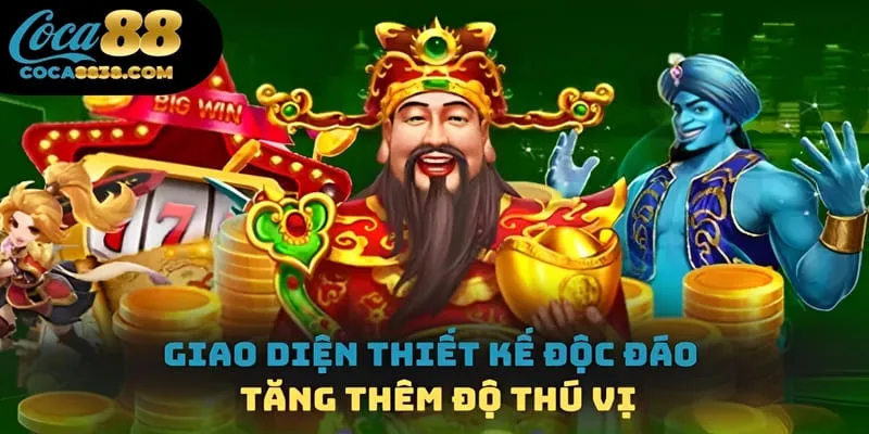 Giao diện thiết kế độc đáo tăng thêm độ thú vị